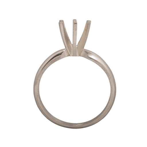 14KW, 14KW/14KY & Platinum Round Solitaire 7mm Center Stone 6-Prong Die Struck - Otto Frei