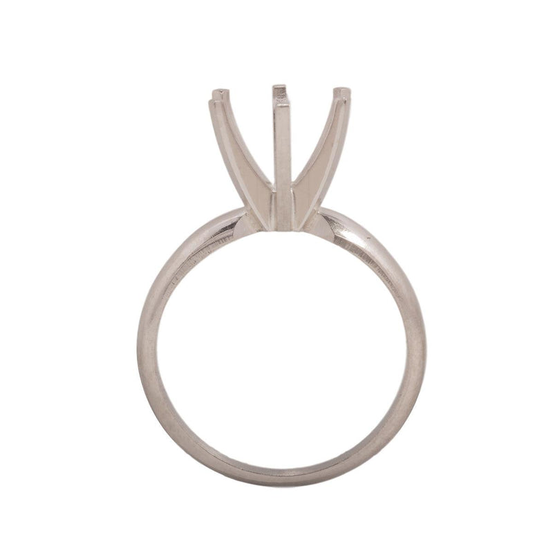 14KW, 14KW/14KY & Platinum Round Solitaire 8.5mm Center Stone 6-Prong Die Struck - Otto Frei