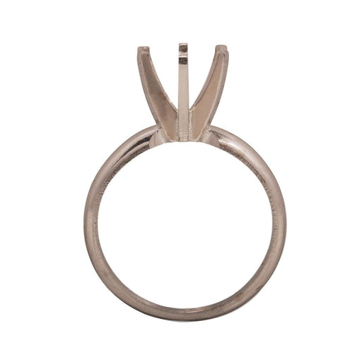 14KW, 14KW/14KY & Platinum Round Solitaire 8mm Center Stone 6-Prong Die Struck - Otto Frei