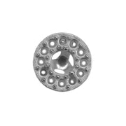 14KW 3 Prong with 12 Side Settings Earring Friction Posts - Otto Frei