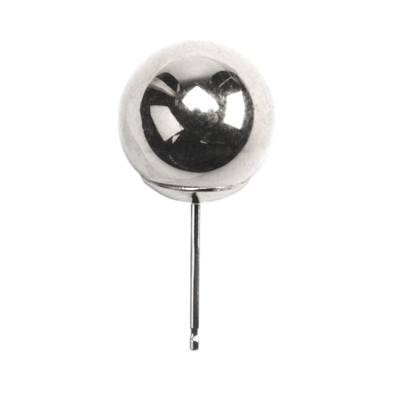 14KW 8mm Ball Earring Post Only .026 x .375" - Otto Frei