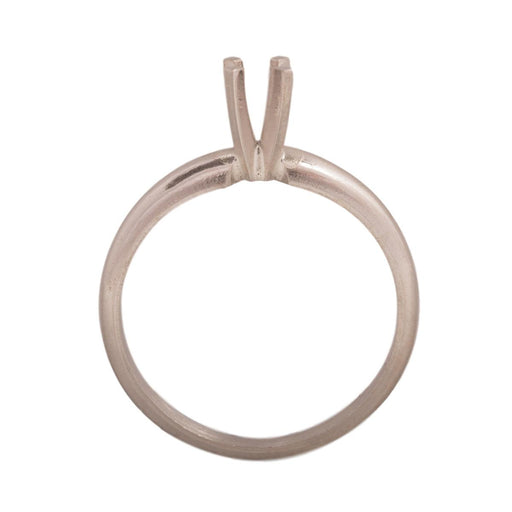 14KW & 14KW/14KY Round Solitaire 3.2mm Center Stone 4-Prong Die Struck - Otto Frei
