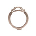 14KW & Platinum Empty Center With 3.5 x 2.5 x 1.7mm Tapered Baguette Sides Ring Mountings - Otto Frei