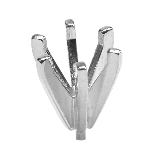 14KW & Platinum Round High with Peg 6-Prong Die Struck - Otto Frei