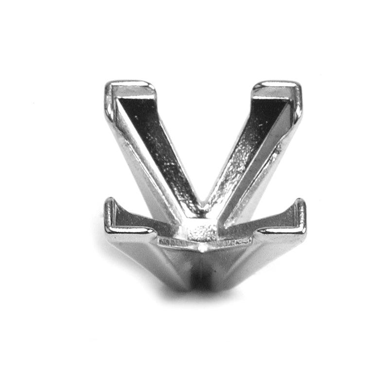 14KW & Platinum Square V-End One Piece Die Struck - Otto Frei