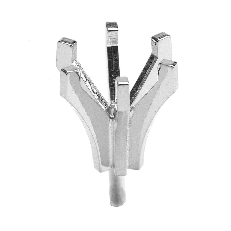 14KW Round High Tulip with Peg 6-Prong Die Struck - Otto Frei