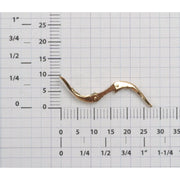 14KY, 14KW,14KP, 18KY, 18KW, 18KP & Platinum Lever Backs Only-No Wire-Joined - Otto Frei