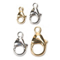 Fermoirs ovales à pince de homard pour or et platine - 14K Jaune / 7.5 x 3.5mm