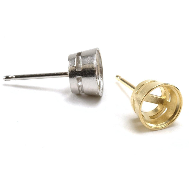 14KY, 14KW, 18KY, 18KW & Platinum Round Tapered Bezel With Airline & Seat Cast - Otto Frei