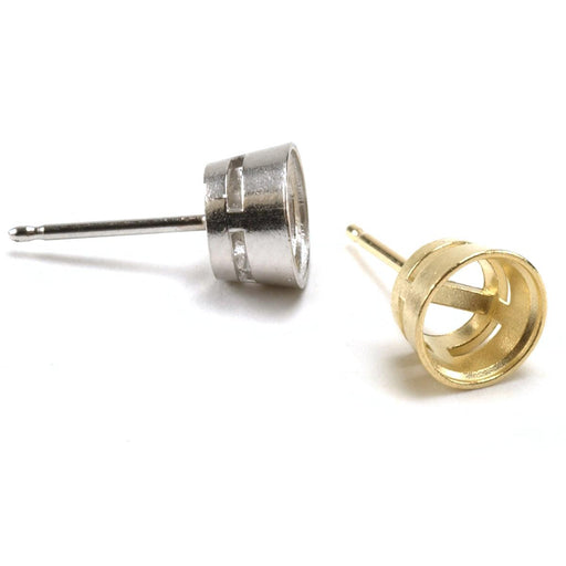 14KY, 14KW, 18KY, 18KW & Platinum Round Tapered Bezel With Airline & Seat Cast - Otto Frei