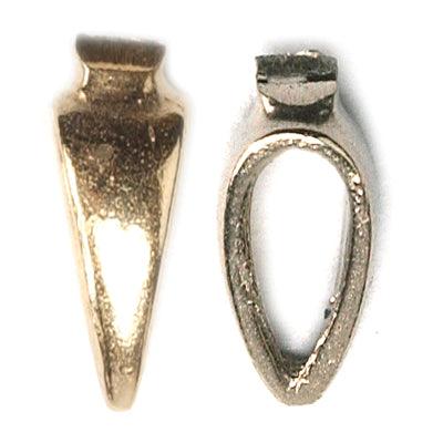 14KY, 14KW, 18Ky & Platinum Closed Solid Bail with 2mm Opening Cast - Otto Frei