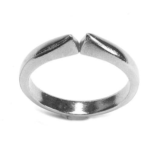 14KY, 14KW, 18KY & Platinum Half Round with Flat End-Pinched - Otto Frei