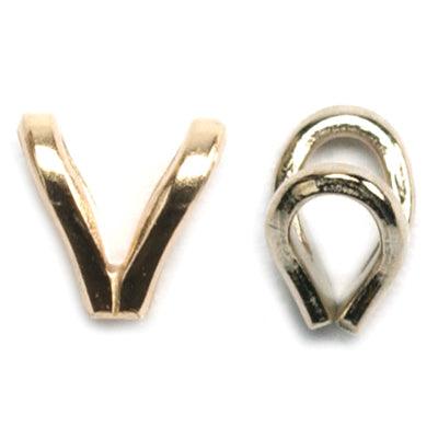 14KY, 14KW, 18KY & Platinum Lightweight V-Bail with Opening Die Struck - Otto Frei