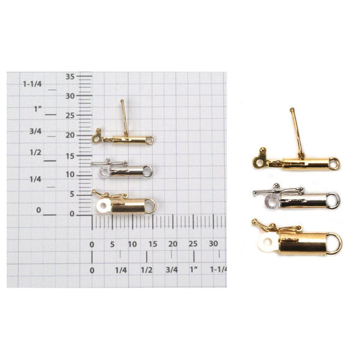 14KY, 14KW & 18KY Barrel Clasps - Otto Frei