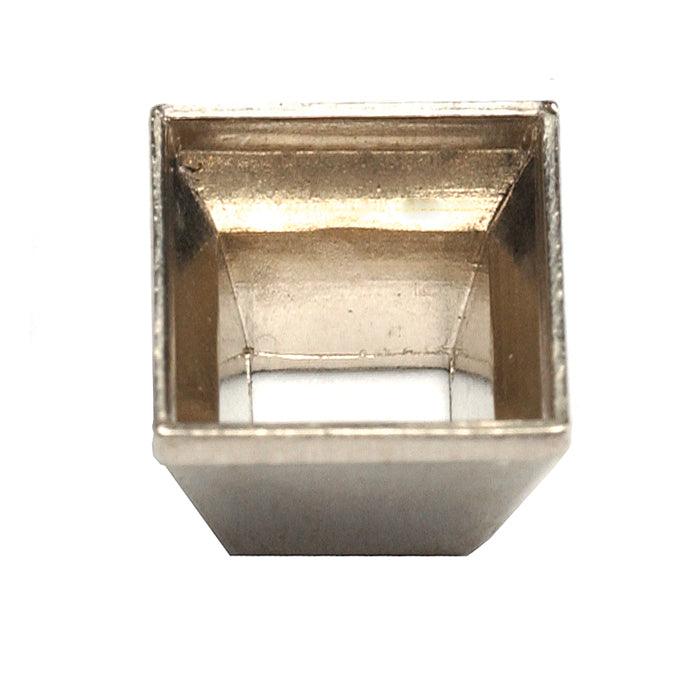 14KY, 14KW & 18KY Square High Tapered Bezel with Seat Die Struck - Otto Frei