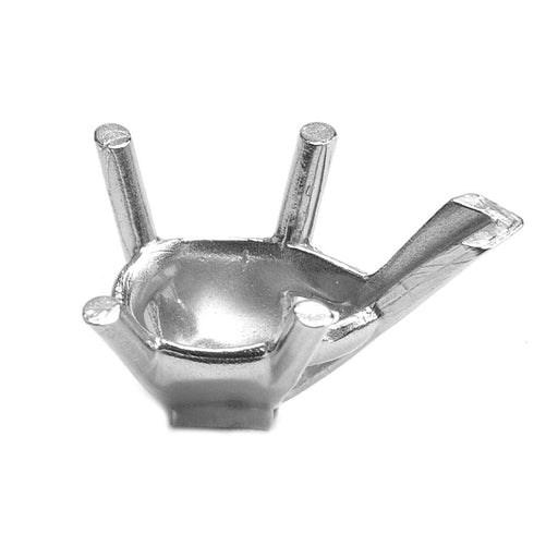 14KY, 14KW & Platinum Pear Tapered Center Head with Pads 5-Prong Cast - Otto Frei