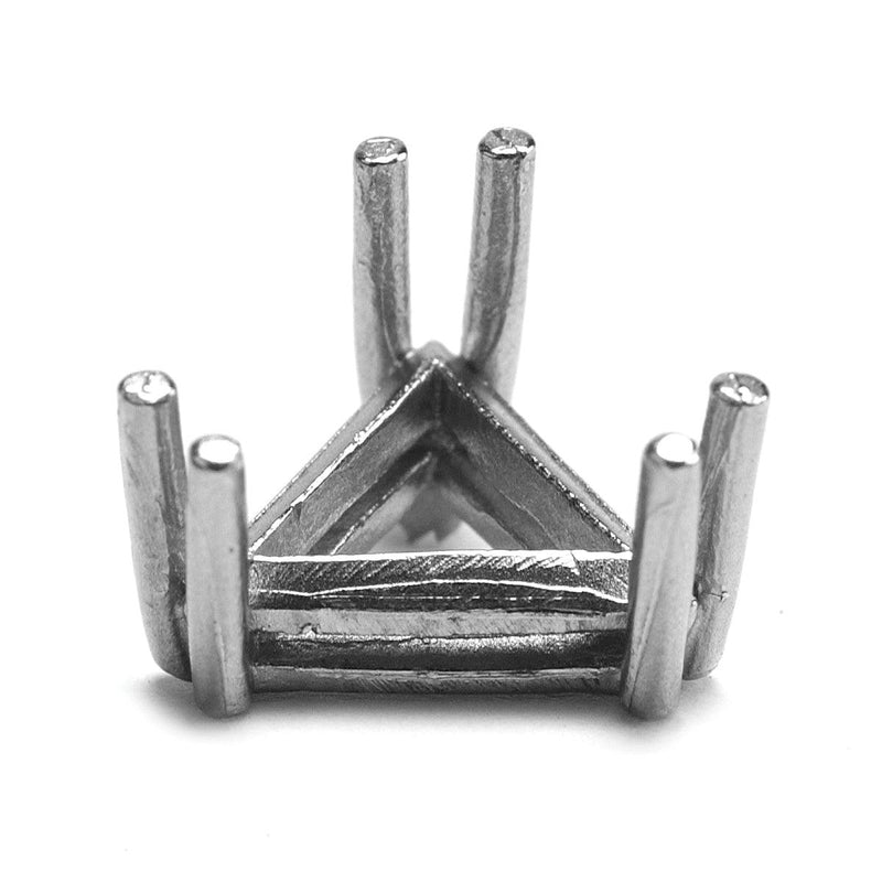 14KY, 14KW & Platinum Triangle Double Gallery 6-Prong Cast - Otto Frei