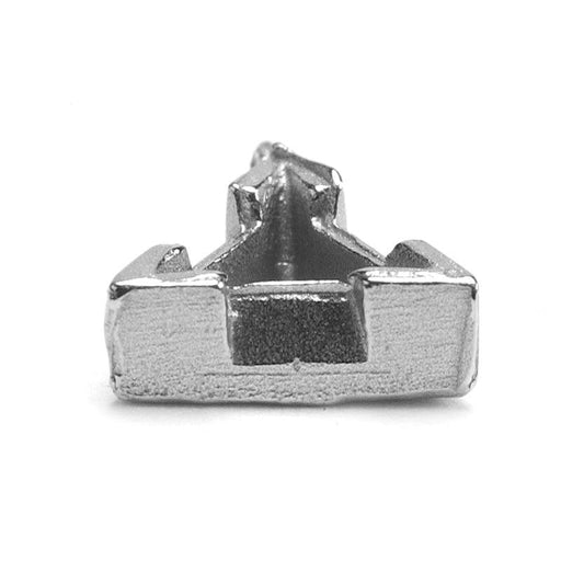 14KY, 14KW & Platinum Triangle V-End Single Gallery 3-Prong Cast - Otto Frei