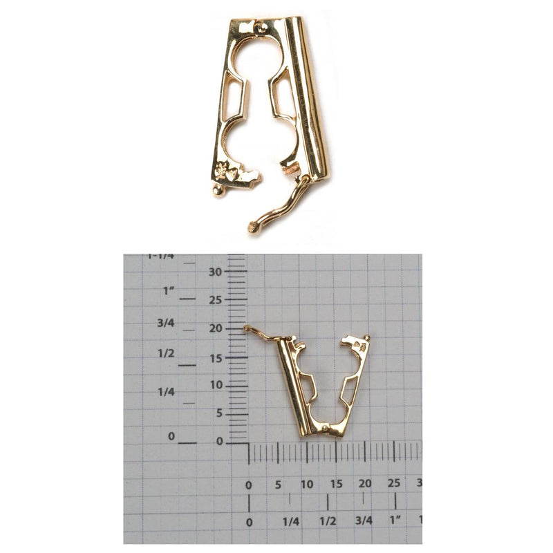 14KY 17.75 mm x 8 mm Pearl Shortener with Two 5 mm Holes - Otto Frei