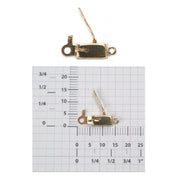 14KY 2.5mm x 4.1mm x 8.4mm Clasp Box with Safety - Otto Frei