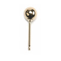 Gold 4mm Lightweight Ball Earring Posts Only – 0.026" x 0.315" - 14K Yellow
