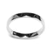 14KY & 14KW 3.0mm Square Edge Pipe Cut Wedding Bands - Otto Frei