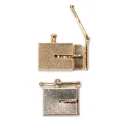 14KY & 14KW 6 mm Closed Box Solder on Clasp - Otto Frei