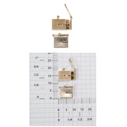 14KY & 14KW 6 mm Closed Box Solder on Clasp - Otto Frei
