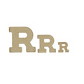 Iniziale a blocco in oro R – 3.0mm stampata a conio - Giallo 14K