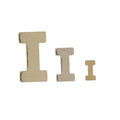 Goldblock Initiale 5,3 mm – Buchstabe I - 14K Gelb