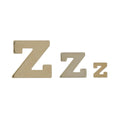 Iniziale Z a blocco in oro 5.3mm - Giallo 14K