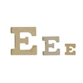 Gold Block Initial 8.0mm – E - 14K Yellow