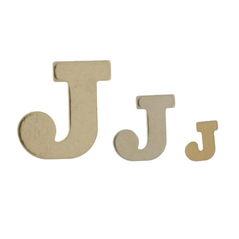 14KY & 14KW Block Initial 8.0mm J - Otto Frei