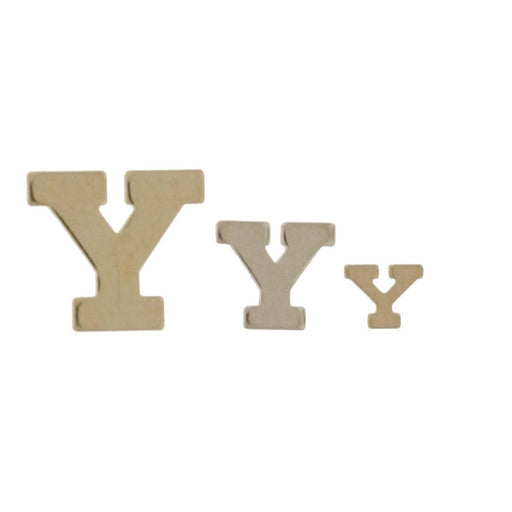 14KY & 14KW Block Initial 8.0mm Y - Otto Frei