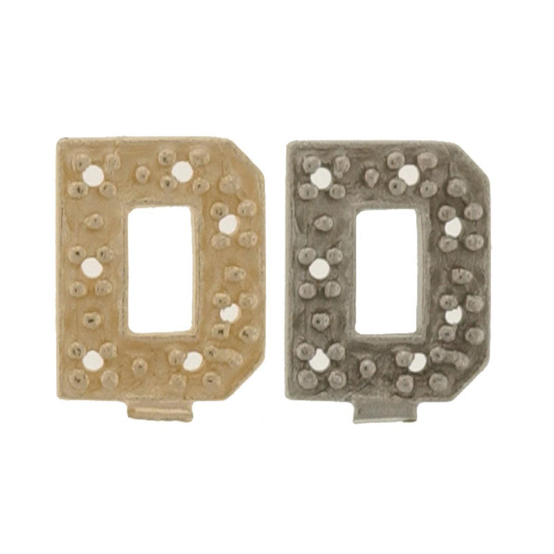 14KY & 14KW Block Initial 9mm D For .01pt Stone - Otto Frei