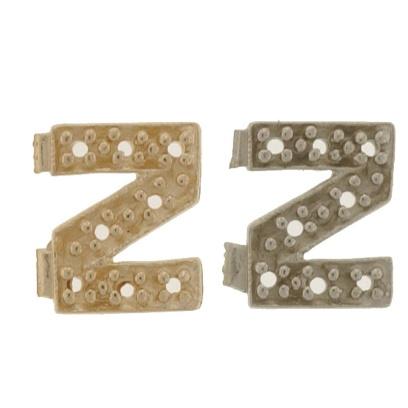 14KY & 14KW  Block Initial 9mm Z For .01pt Stone - Otto Frei