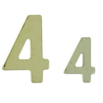 14KY & 14KW Block Numeral 5.3mm #4 - Otto Frei