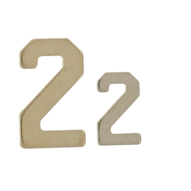 14KY & 14KW Block Numeral 8.0mm #2 - Otto Frei