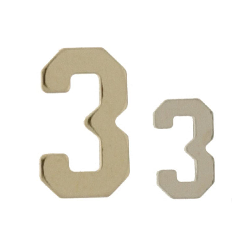 14KY & 14KW Block Numeral 8.0mm #3 - Otto Frei