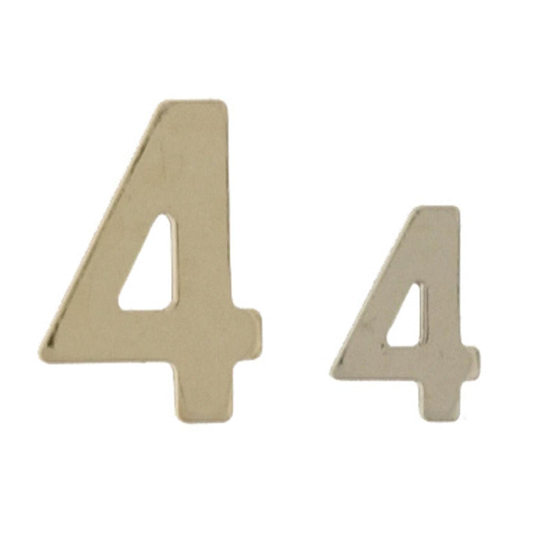 14KY & 14KW Block Numeral 8.0mm #4 - Otto Frei