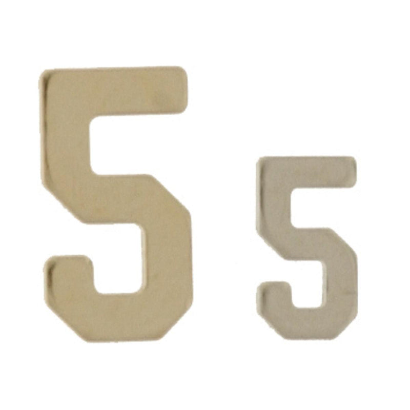 14KY & 14KW Block Numeral 8.0mm #5 - Otto Frei