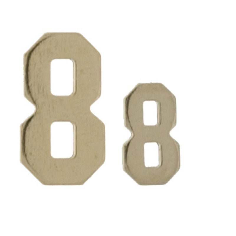 14KY & 14KW Block Numeral 8.0mm #8 - Otto Frei