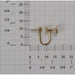14KY & 14KW Ear Screws 4mm Cup With Peg - Otto Frei