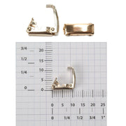 14KY & 14KW Foldover Clasp 13mm x 3mm - Otto Frei