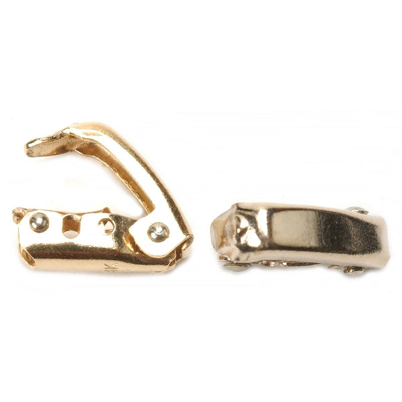 14KY & 14KW Foldover Clasps 10mm x 3mm - Otto Frei