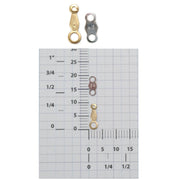 14KY & 14KW Quality Chain Tags 7.4mm x 2.9mm - Otto Frei