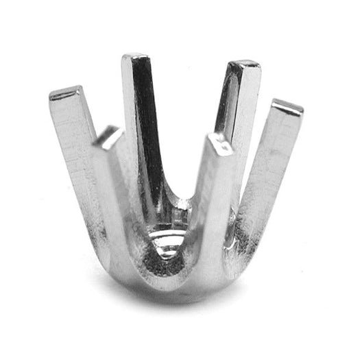 14KY & 14KW Round Closed Back Low Base 6-Prong Die Struck - Otto Frei