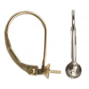 14KY & 18KY Lever Backs 4.0mm Cup with Peg - Otto Frei