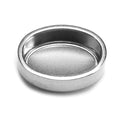 Chaton clos ovale bas en or avec dos plein, estampé - 14K Jaune / 5.0x3.0mm