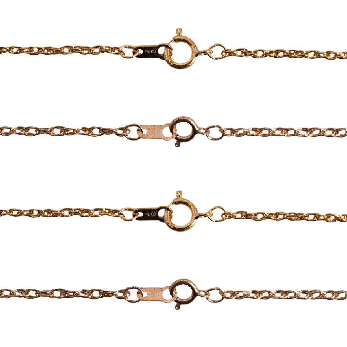 Gold Rope Chain 1.1mm with Spring Ring Clasp | Otto Frei